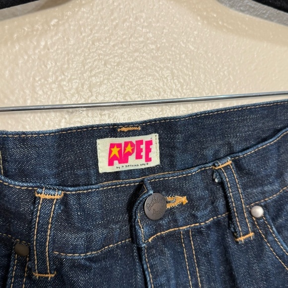 BAPEE LOGO denim pants A Bathing Ape jeans streetwear - Picture 11 of 11